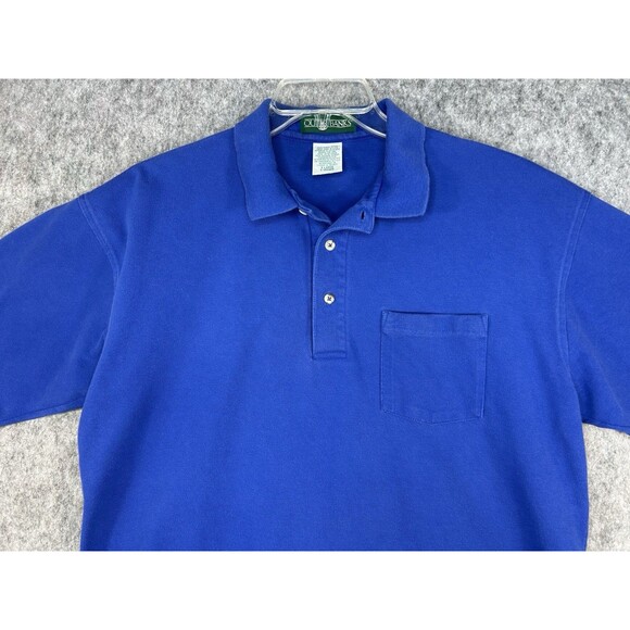 Vintage Outer Banks Men’s Blue Polo Shirt Cotton Size XL - Picture 2 of 8